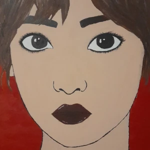 Jo so min (actor) - A drawing of actress Jo Soo Min  Betala med frakt.