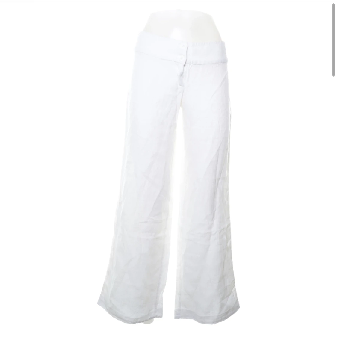 Lågmidjade Linnebyxor