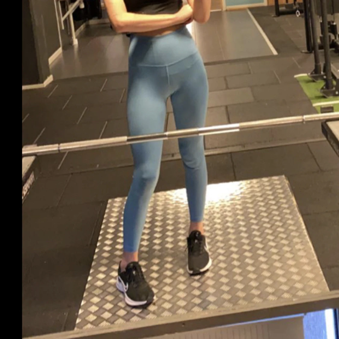 Blåa träningstights från Nike