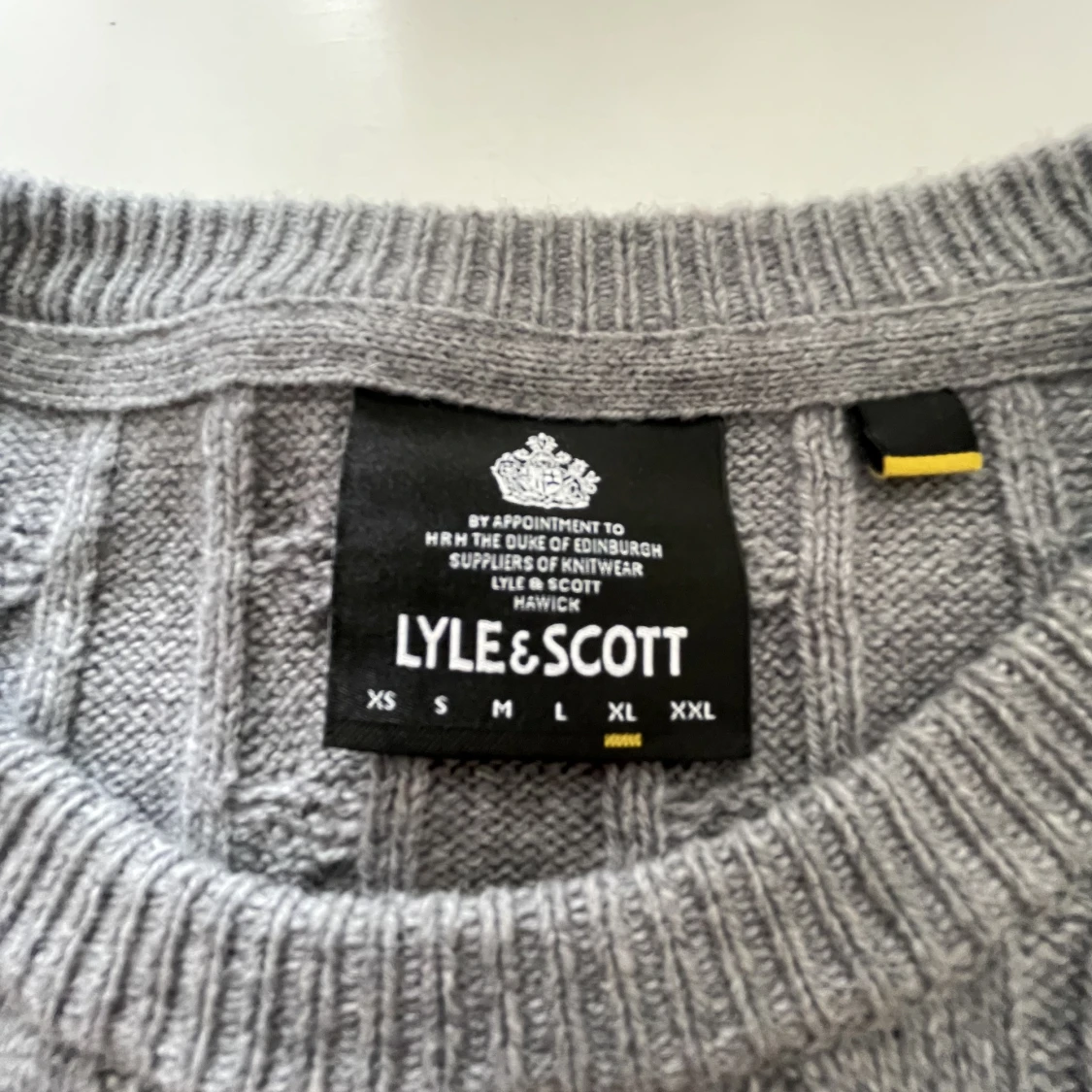 Lyle&Scott stickad tröja XL - 91
