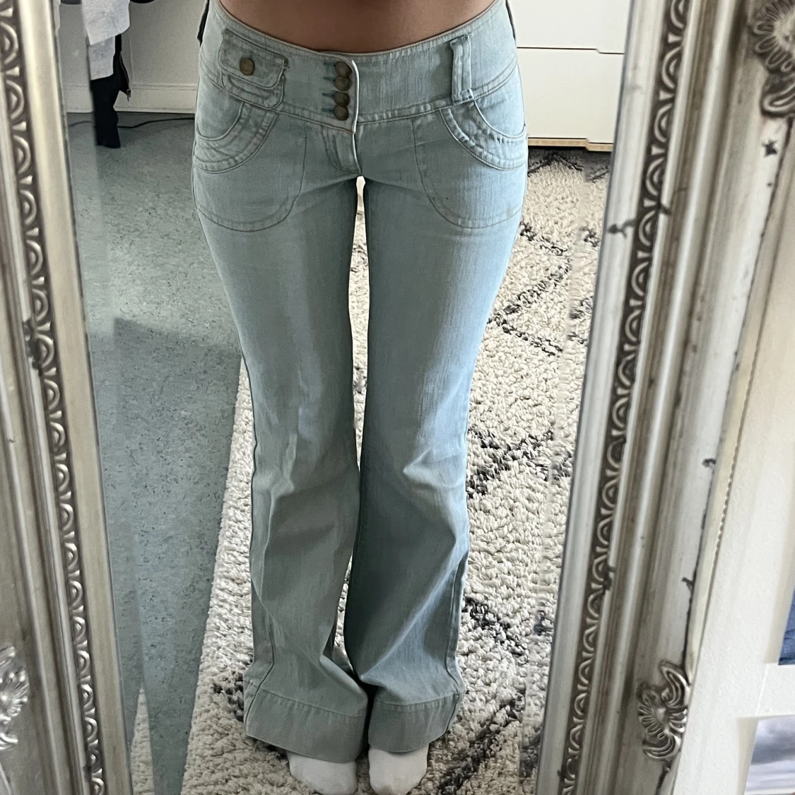 Lågmidjade jeans - 90