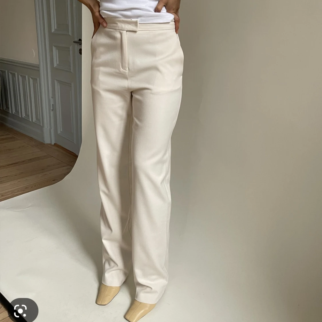 Djerf Avenue First Choice Pants Cream - 90