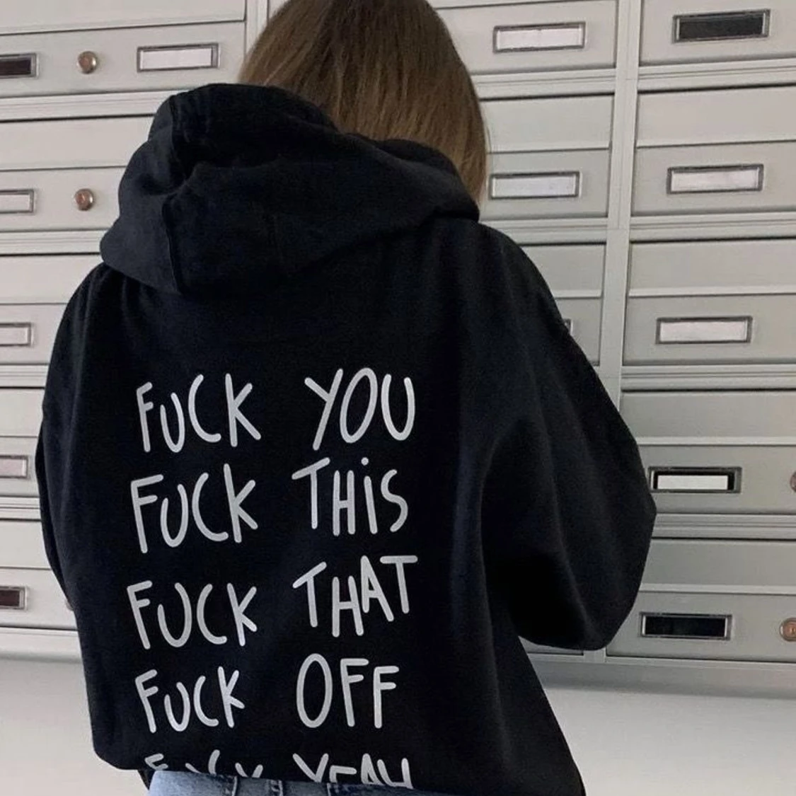 Fuck off hoodie