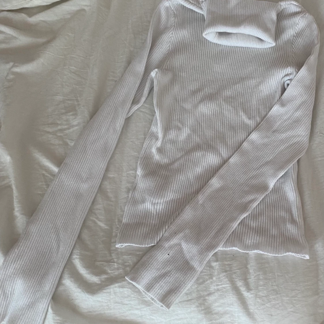 Vit polo från h&m strl Xs