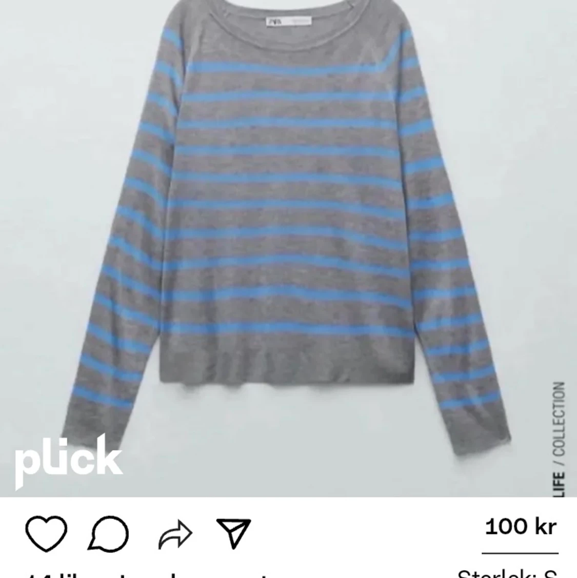 Randig tröja från zara