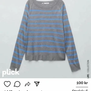 Randig tröja från zara - En tröja från zara med en luftigt och skönt material väldigt skön att ha på sig säljer för 100 plus frakt 99