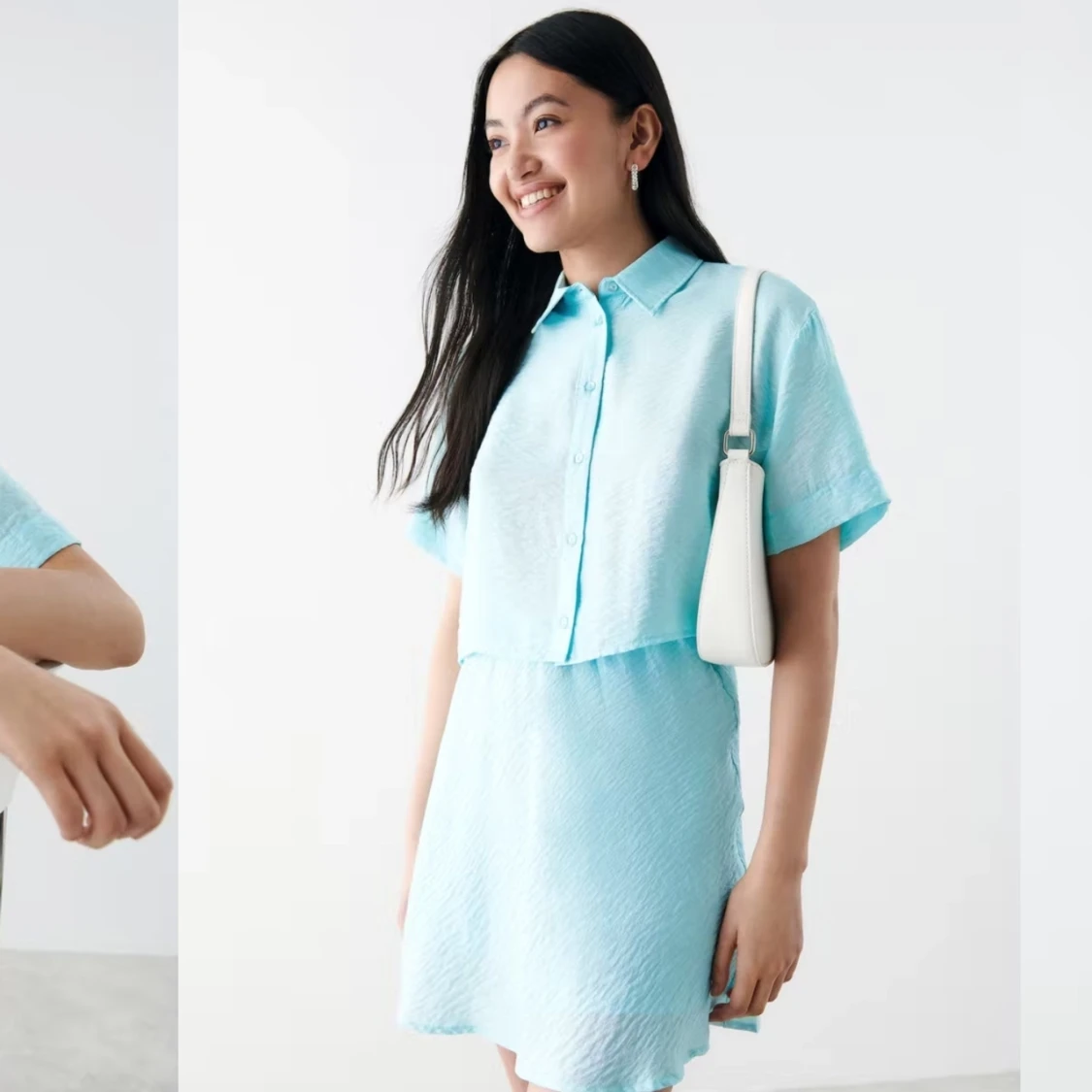 Helt ny, lite kortare skjorta från Gina Tricot  - 90