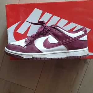 Nike dunk sb bourdeax  - Säljer dessa fina dunks, givetvis äkta, köpt på nike butiken i gallerian. Bra kondition knappt använda. Kostar runt 3000 resell. Box ingår. Obs! Ej smuts på skorna utan damm. 