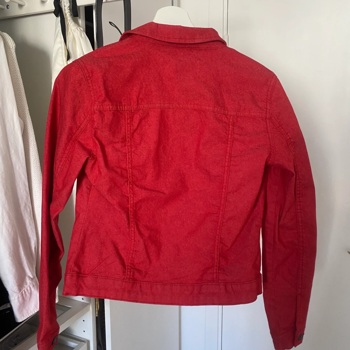 Röd Jeansjacka - 90