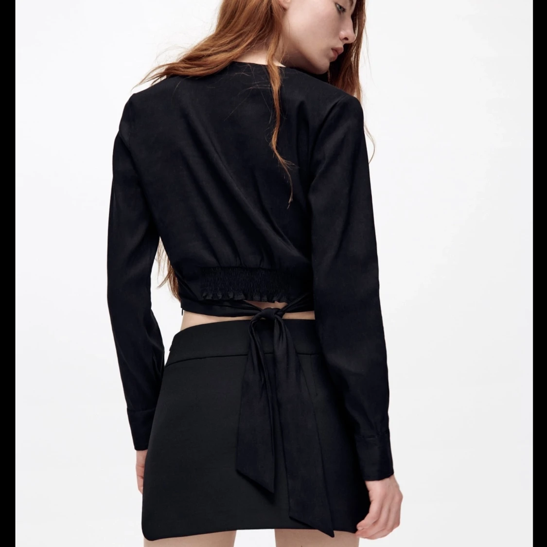 Croppad skjorta / bluse  - 90