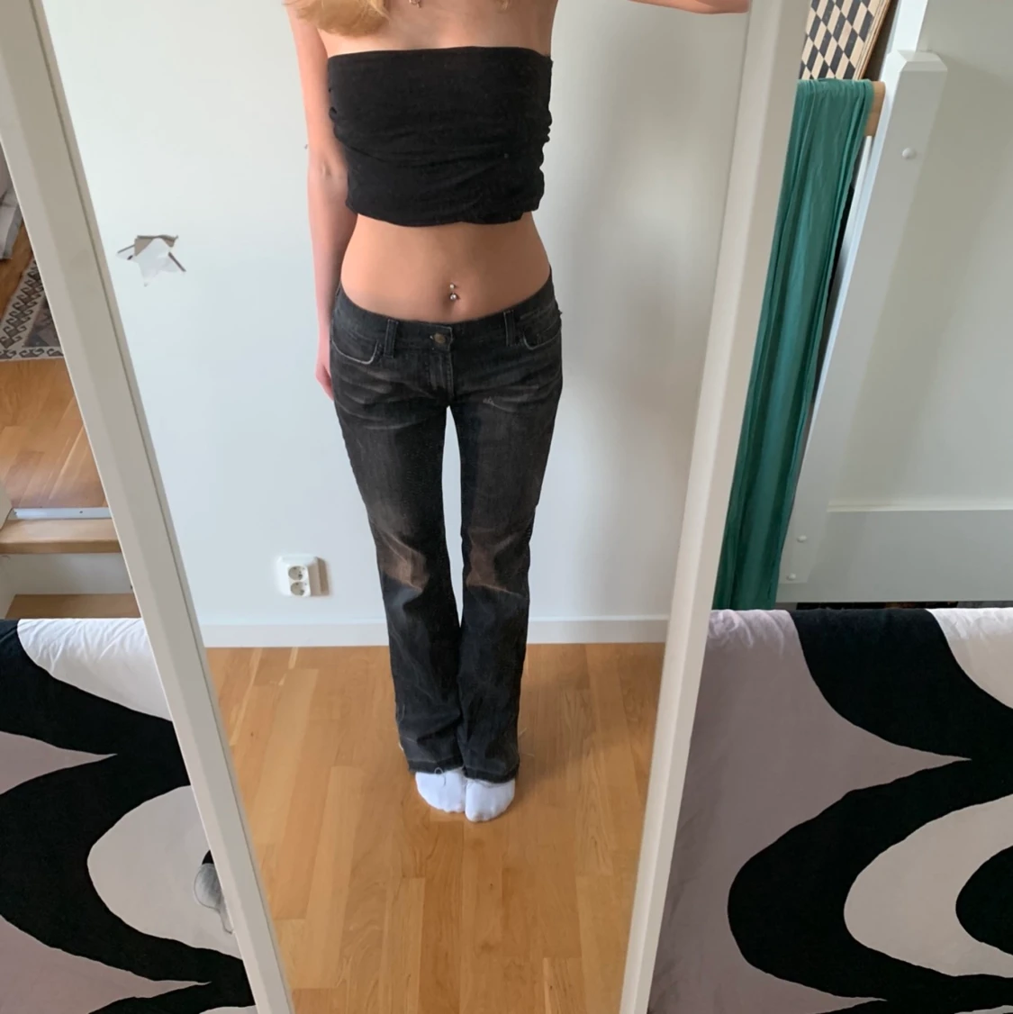 Lågmidjade jeans