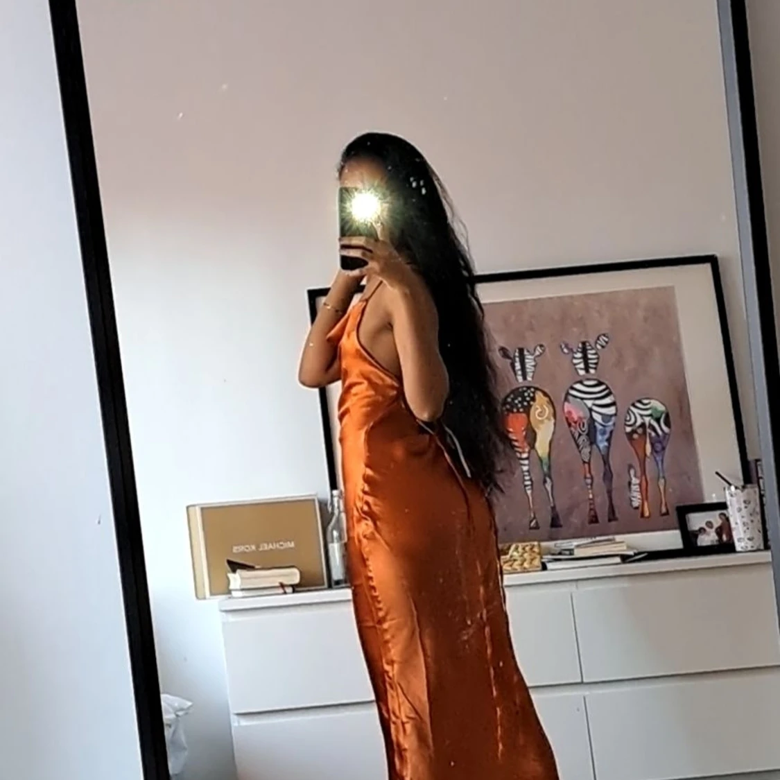 Asos maxi satin klänning  - 91