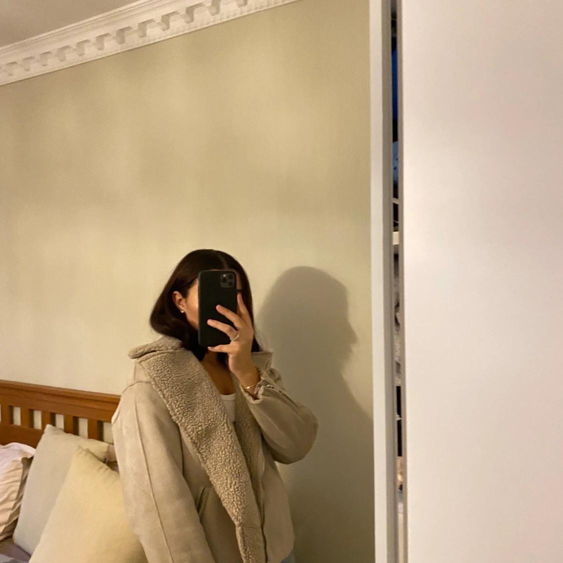 Jacka med teddyfoder  - 91