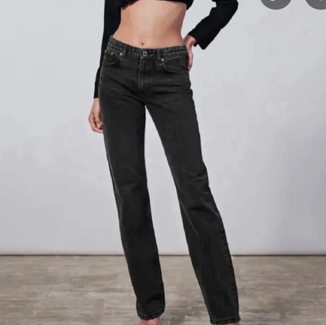 Zara mid rise jeans