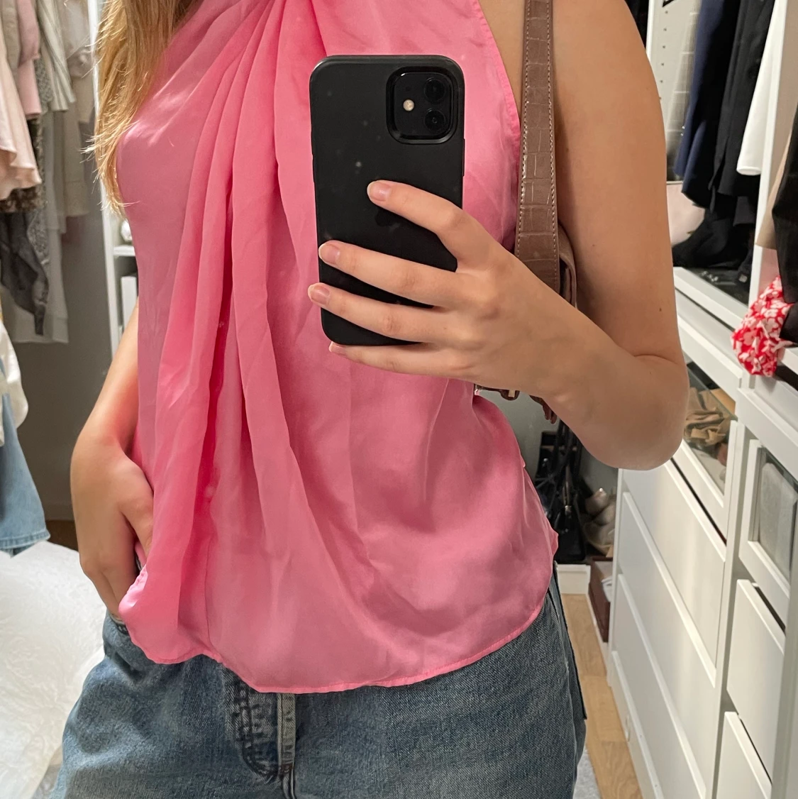 Rosa silkestopp från Zara - 90