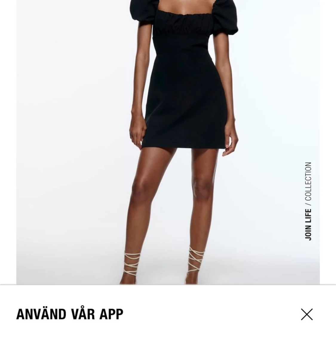 Svart zara klänning - 91