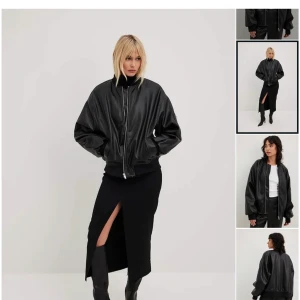 Bomberjacka  - SÖKER!!!!! Denna bomber”skinnjacka” från nakd i Stl 34