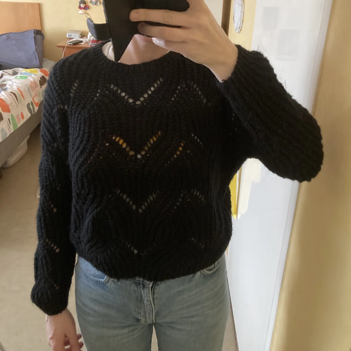Stickad tröja