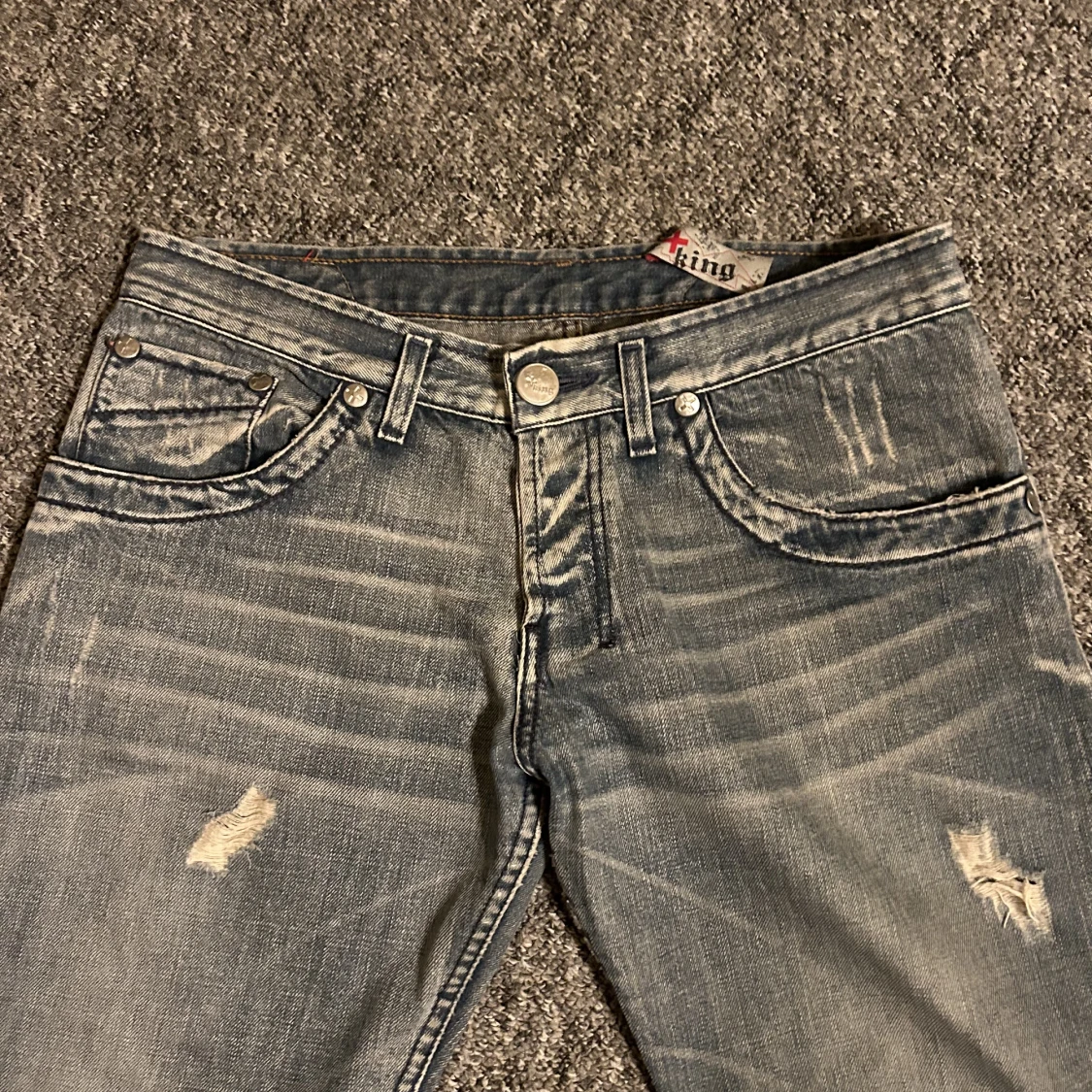 Jeans med tryck - 91