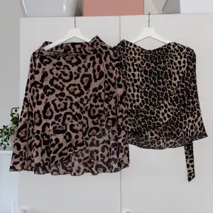 Två leopardkjolar säljs för 100 kr tillsammans. Aldrig använda. Storlek S