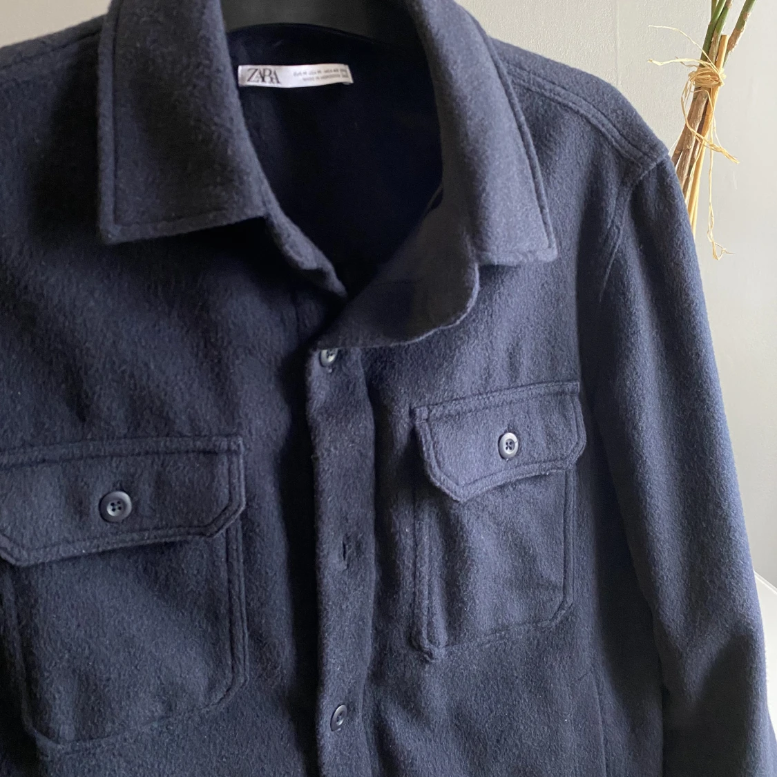 Blå overshirt Zara - 91