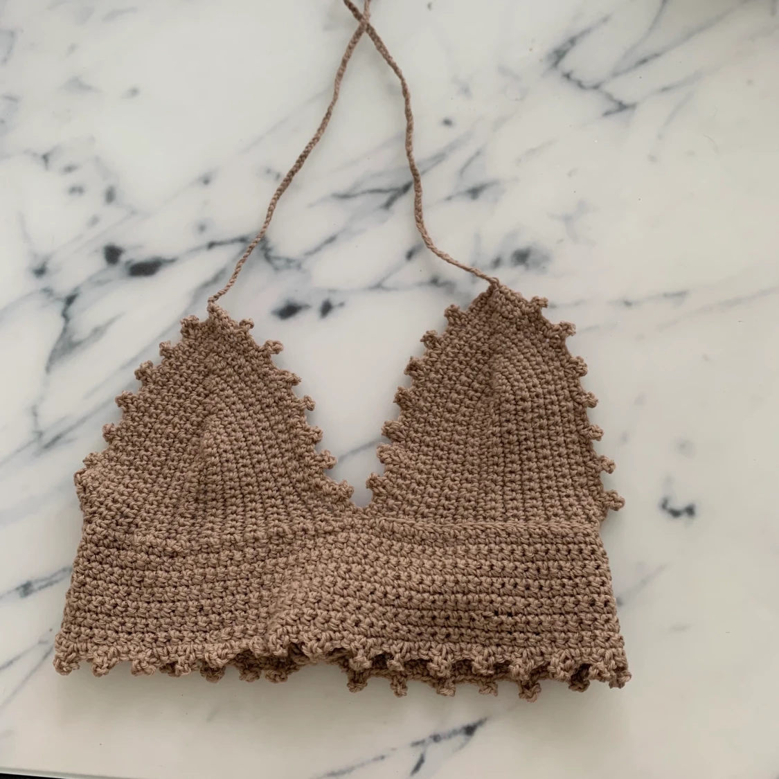 Egenvirkad topp, virkar efter mått  - 90