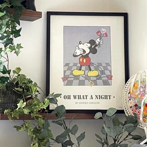 LITHOGRAPHIE BY GREGORI - Målad av Disney/Wener Gregori, tavelram inkluderad. Vi kan ordna frakt mot fraktkostnad 💕