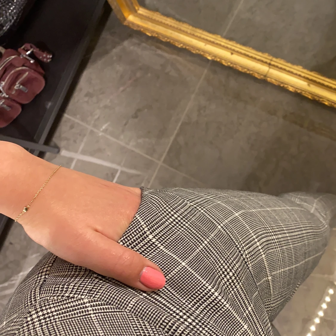 H&M rutiga kostymbyxor EUR 32 - 91