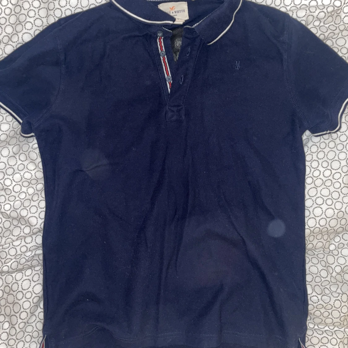 Mörk Blå ”Holly & White” Pique