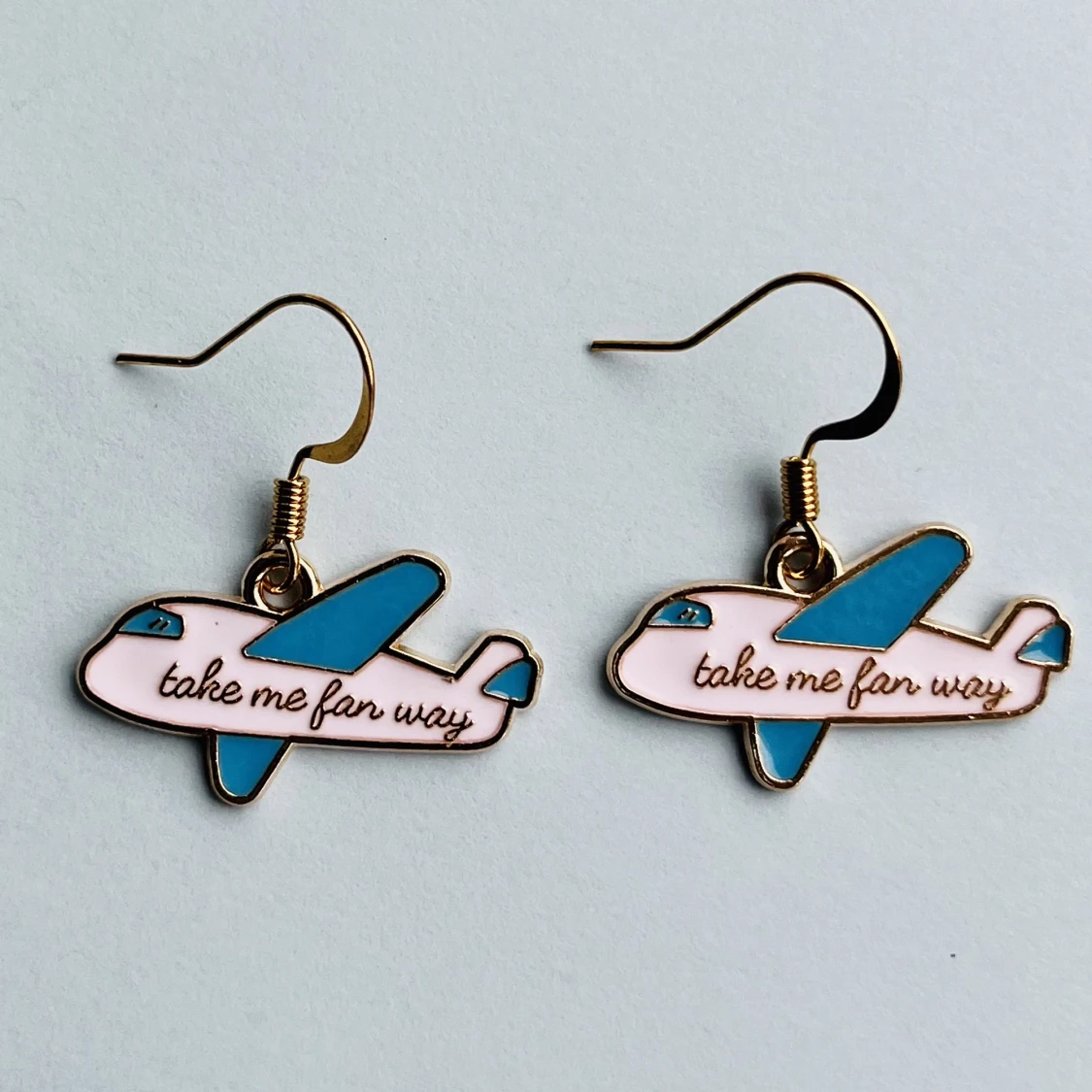 Flygplan örhängen 💙 - 90