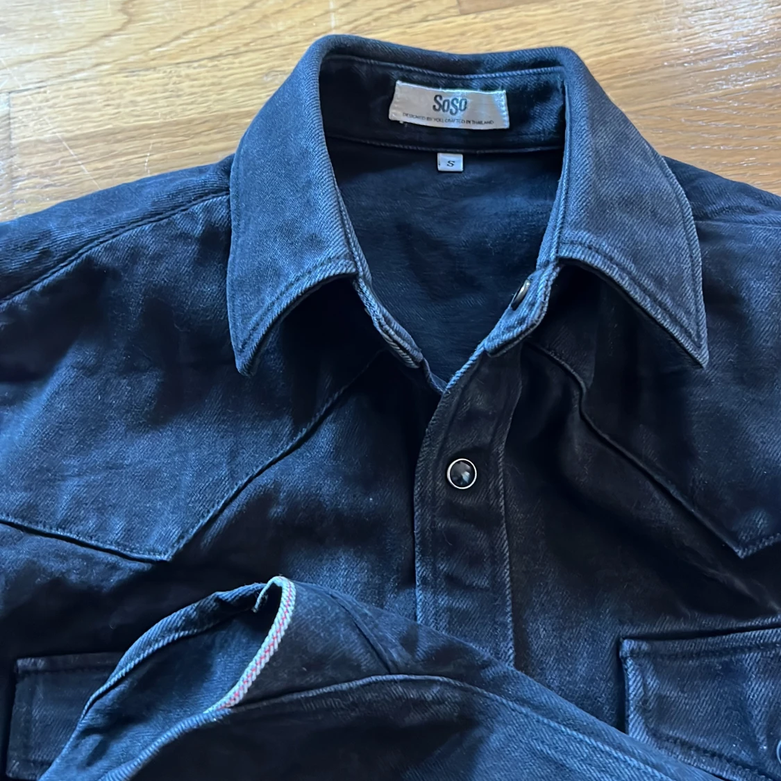 Selvedge denim shirt  - 90