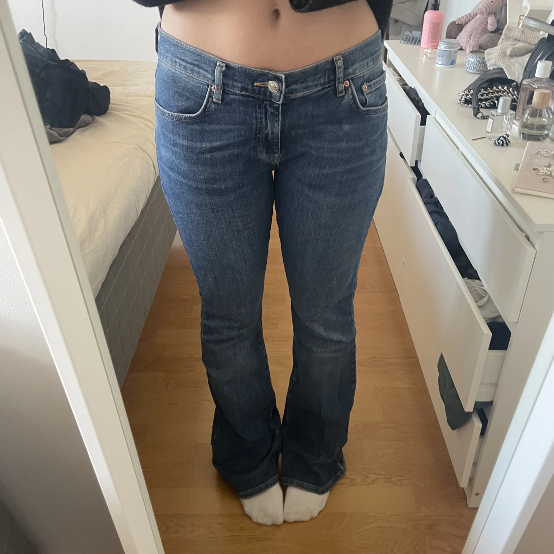 Lågmidjade jeans - 90
