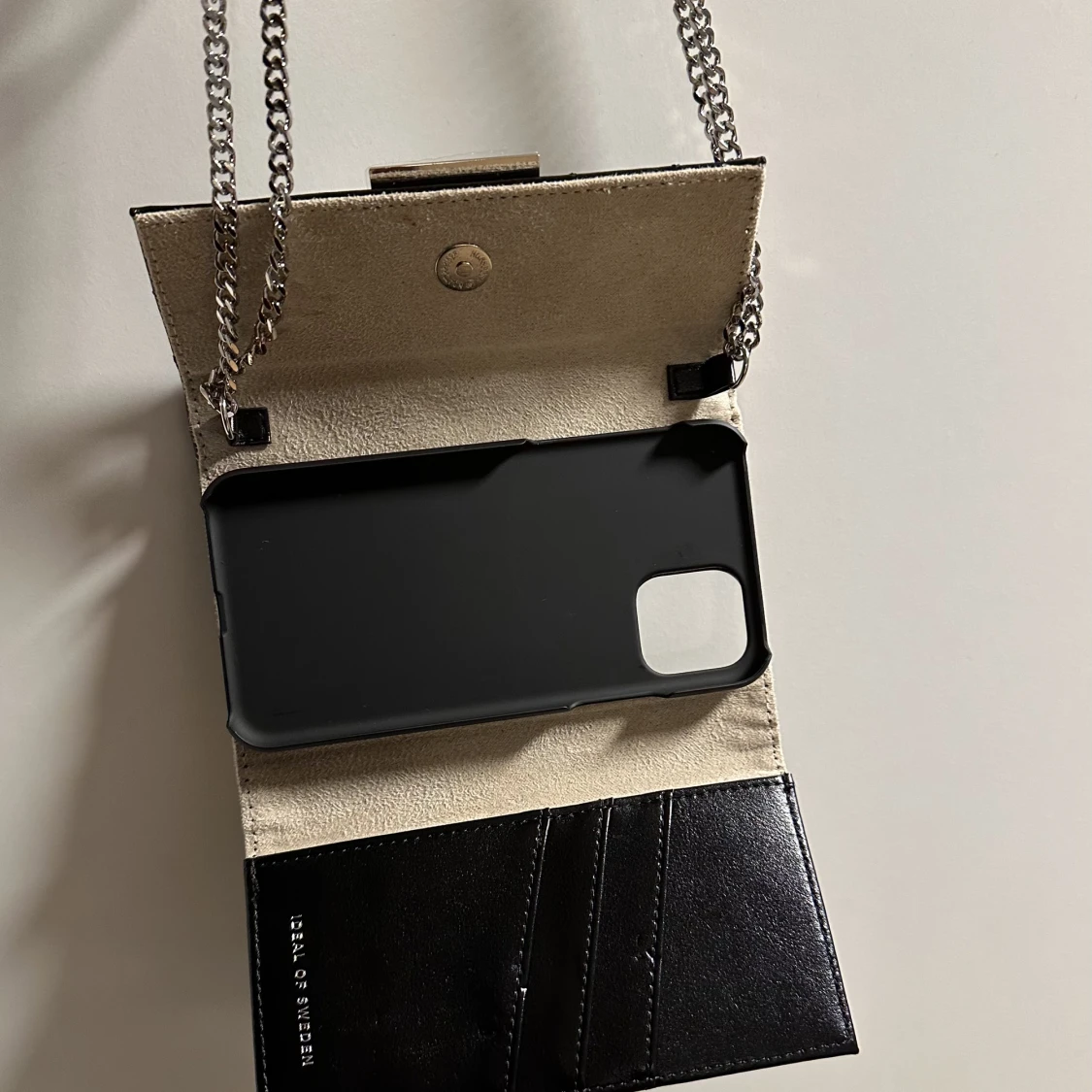 Statement clutch quilted black - 90