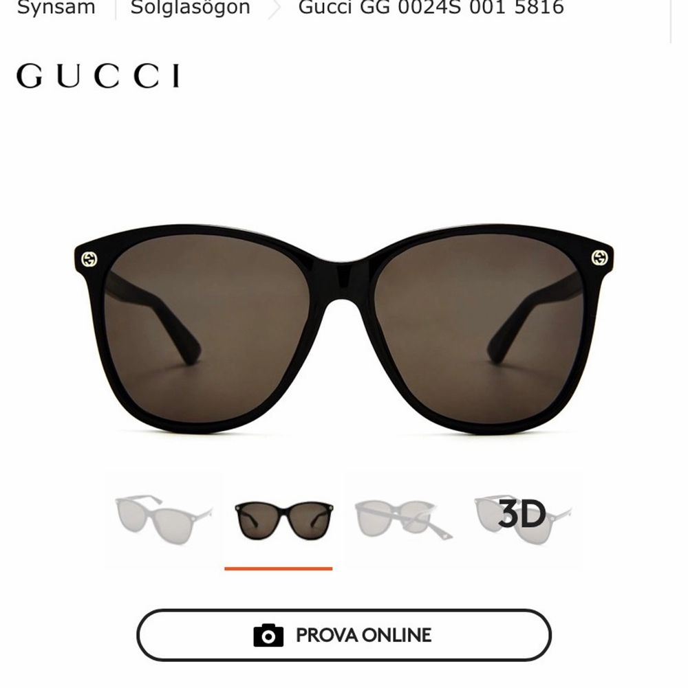 Gucci solglasögon dam | Plick Second Hand