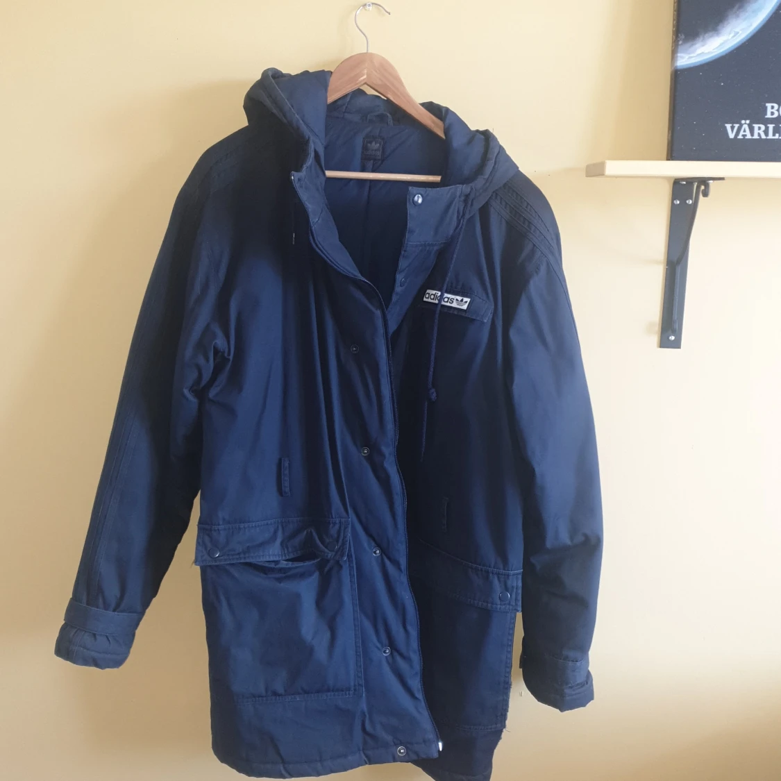 Stor marinblå adidas