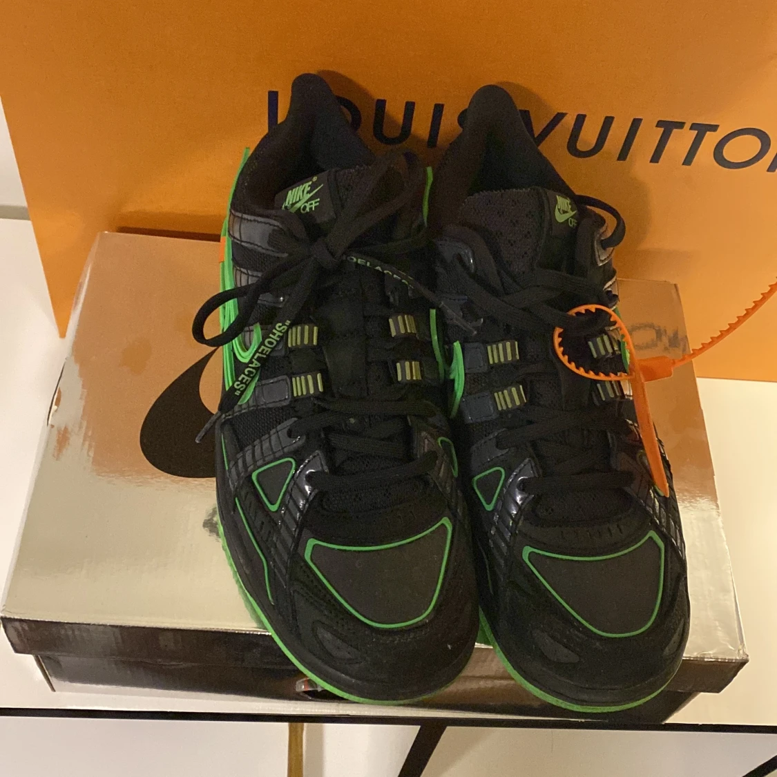 Nike Off-White Rubber Dunk Green Strike - 90