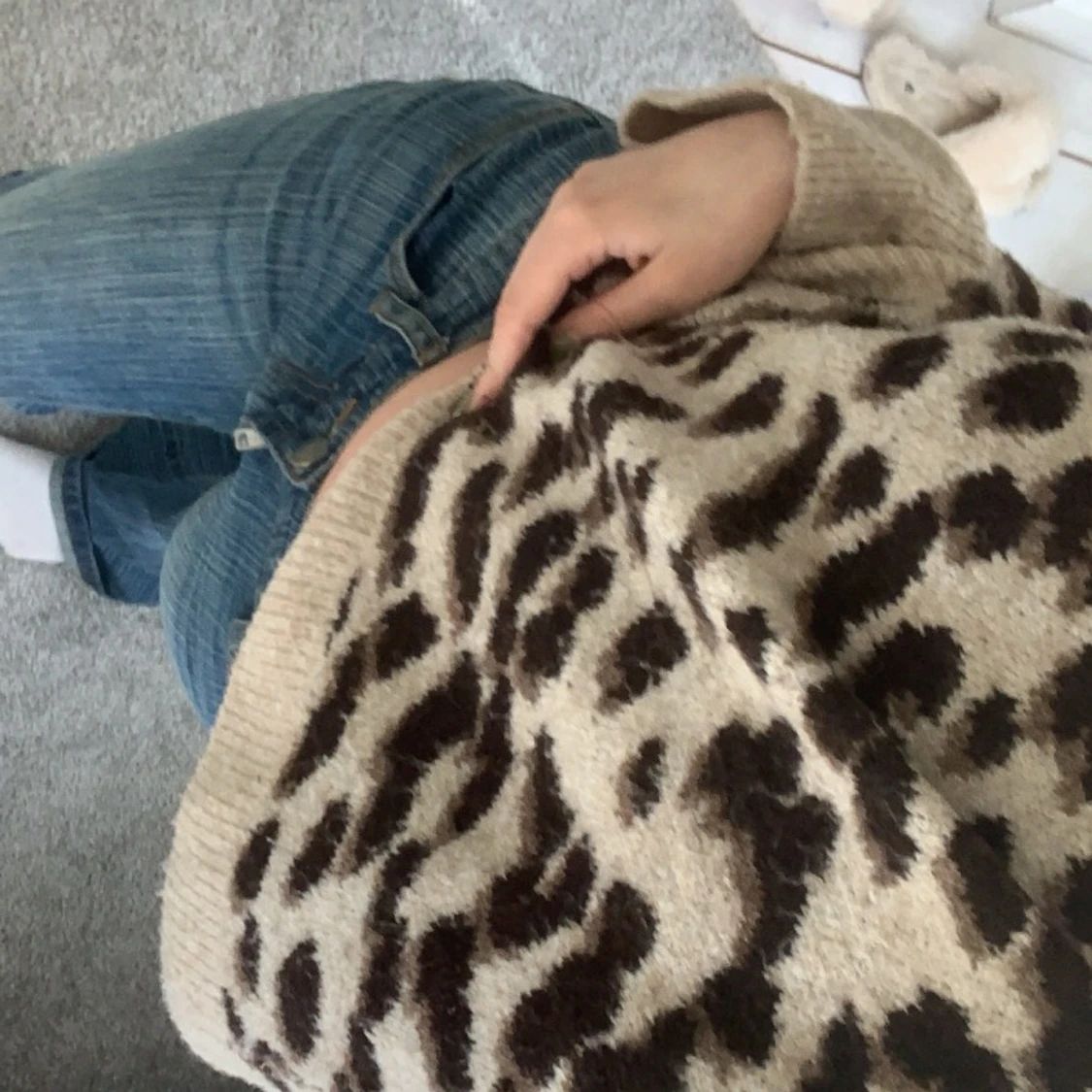 finstickad tröja - 90