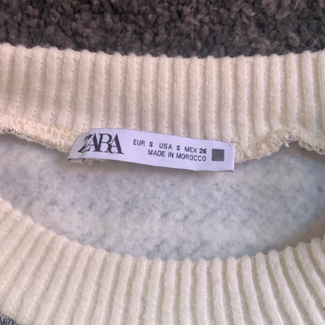 Randig tjocktröja zara - 90