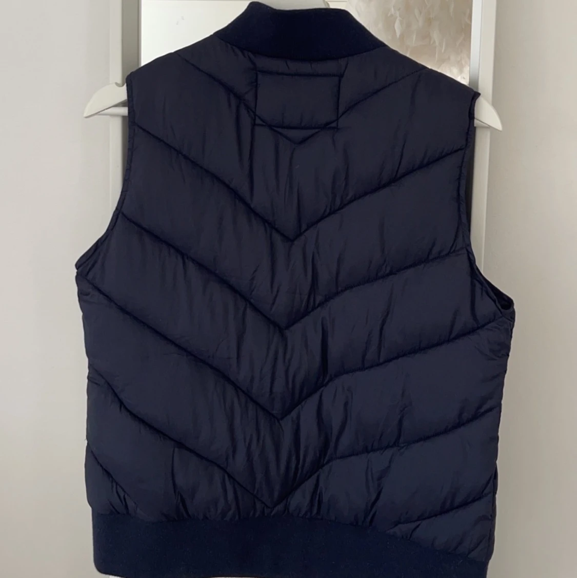 Marinblå tunn väst - 90