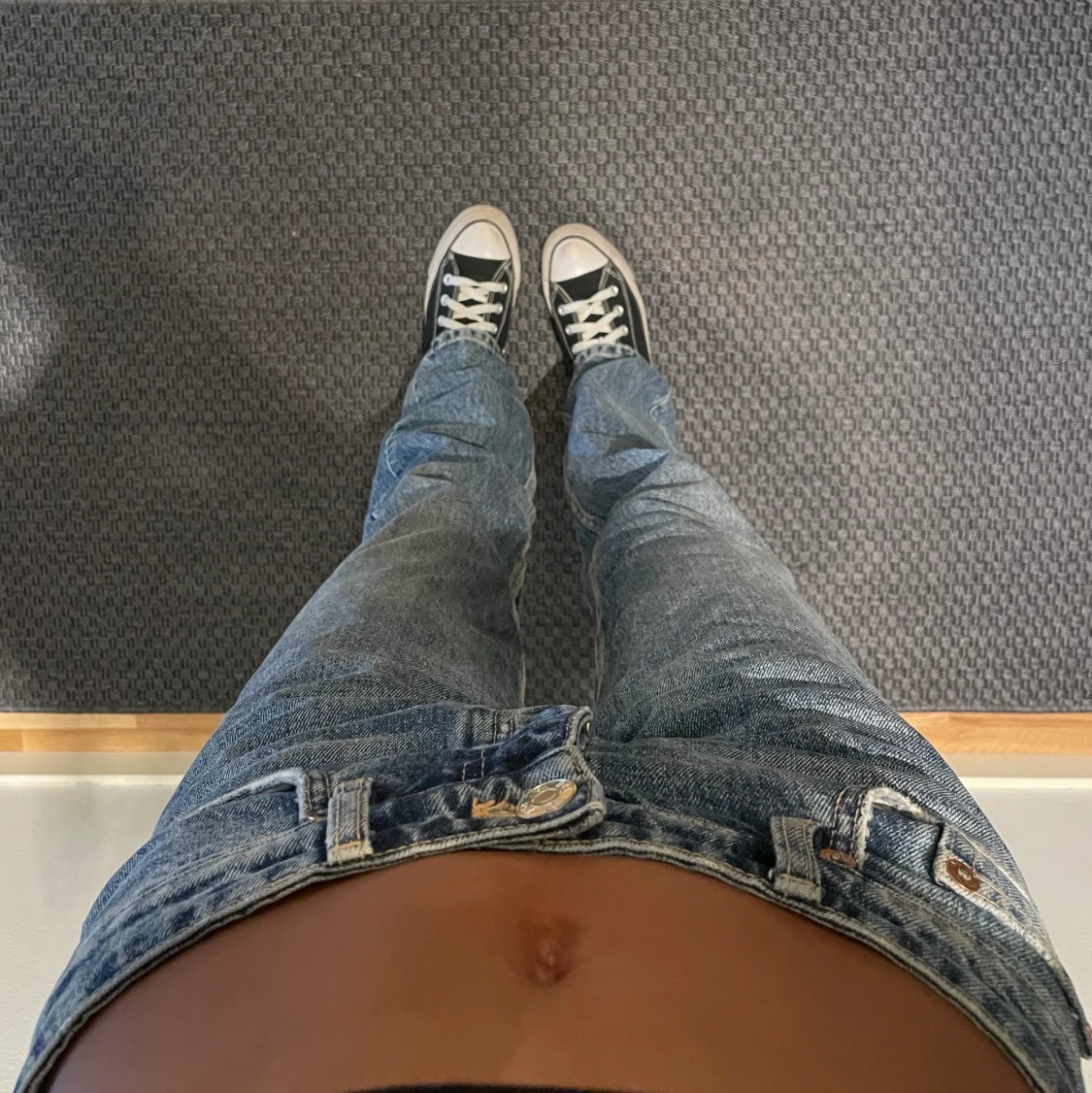 Zara mid rise straight  - 90