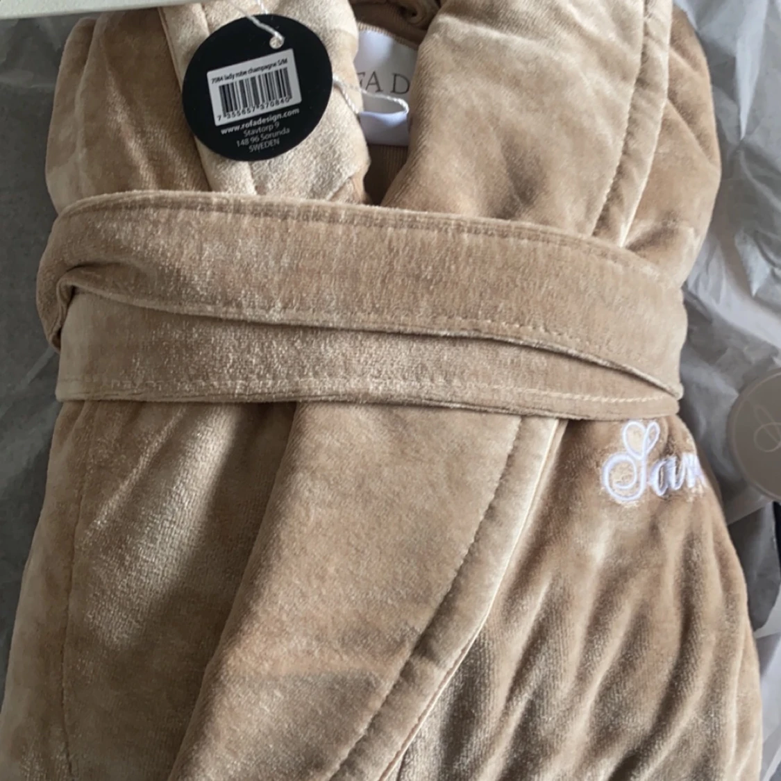 Morgonrock med namn  - 90