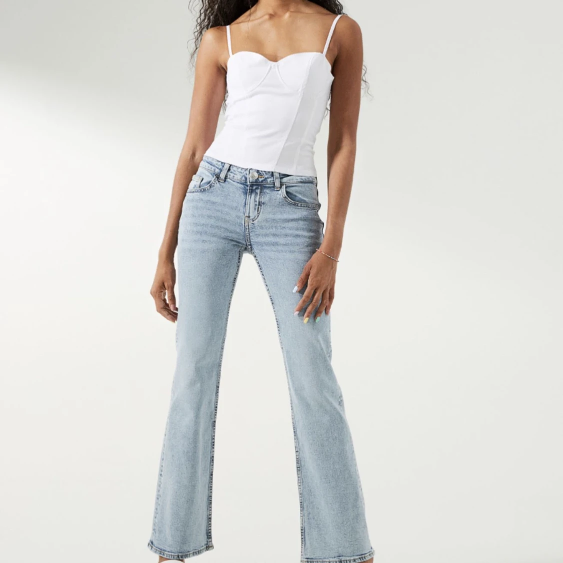 Flare low jeans H&M