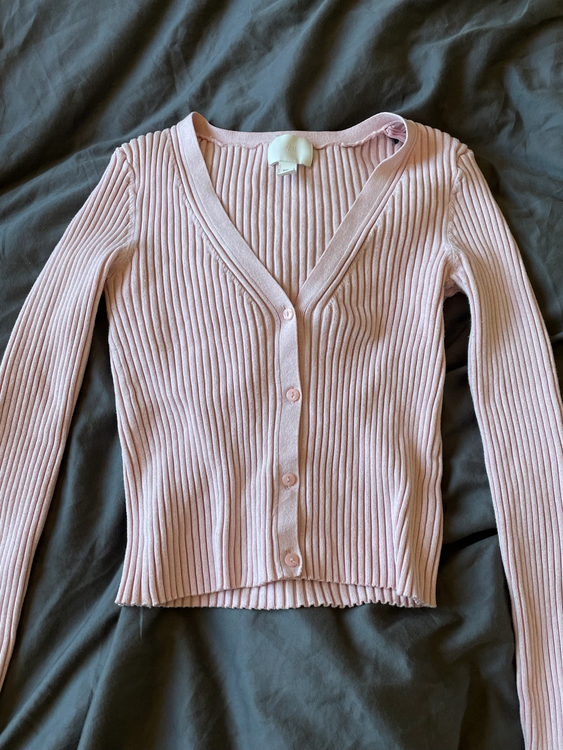 Rosa långärmad topp