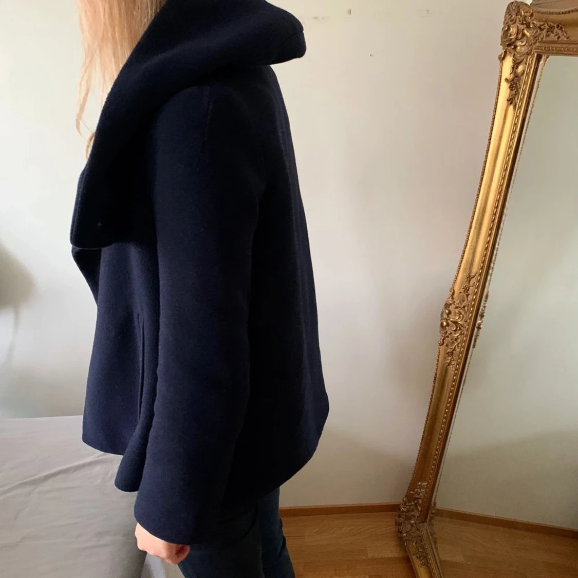 Zara kappa kort marinblå  - 90