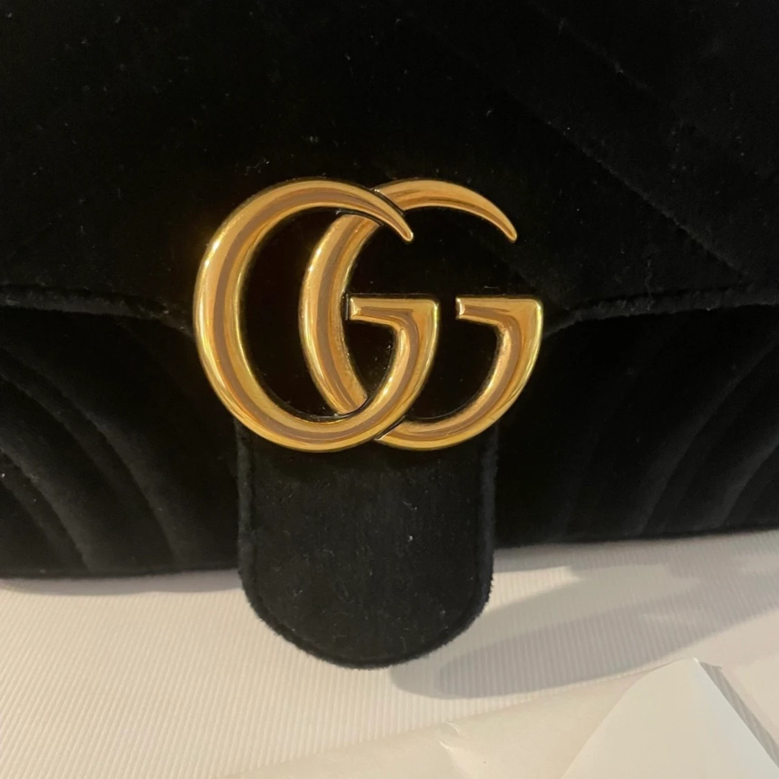 Gucci marmont black velvet - 91