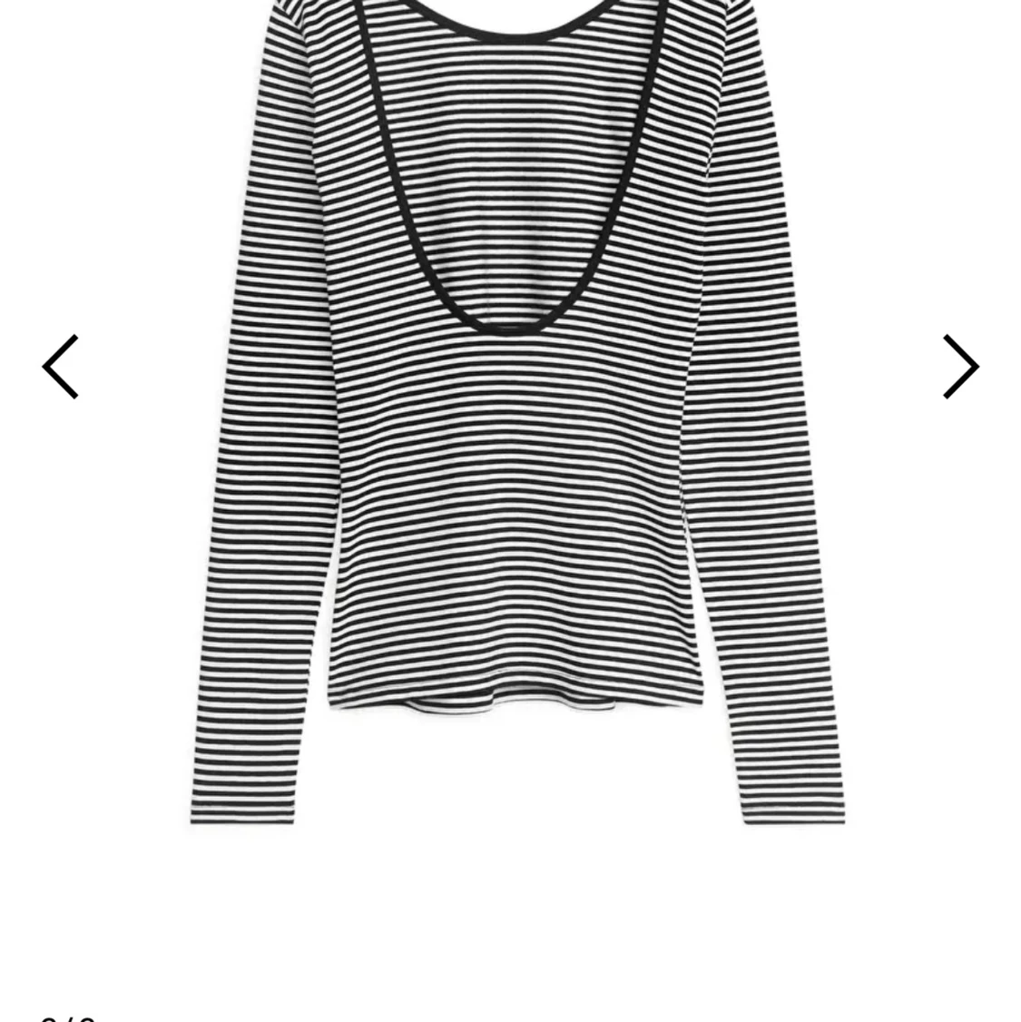 Deep Scoop-Back Top ARKET - 90