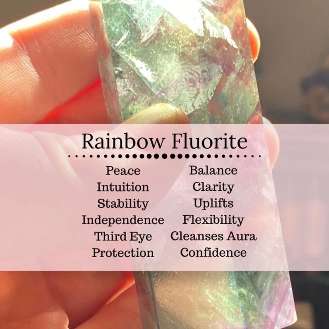 Fluorite halsband - 91