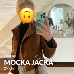 Mocka jacka  - Jätte snygg brun mocka jacka i storlek S. Använd endast 1 gång, skicket är som helt nytt!! Från Zara. Köparen står för frakten.
