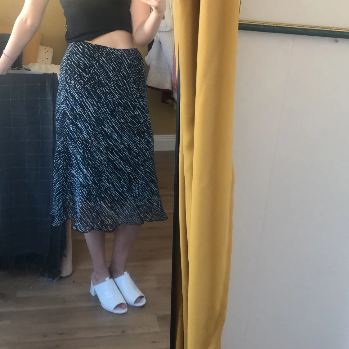 Prickig vintage kjol  - 90