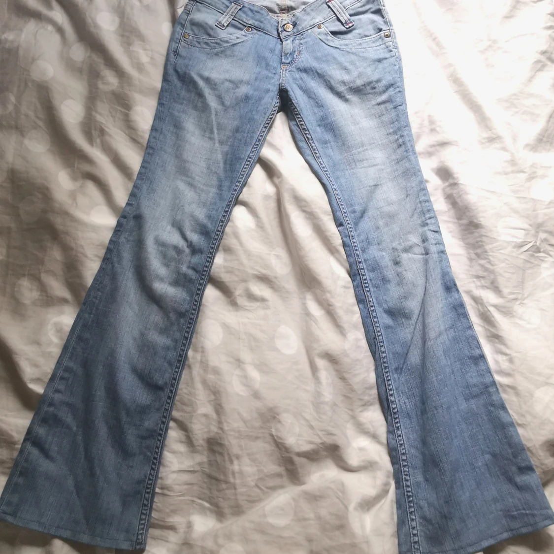 Lowwais wide jeans från Lee